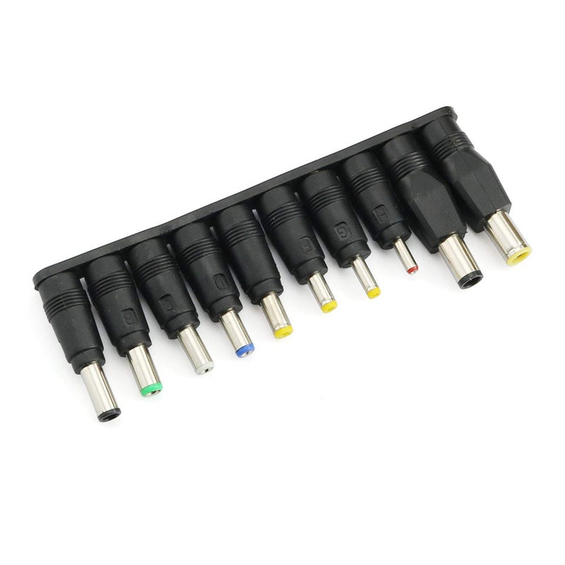 Longdex 10pcs Laptop DC Power Adapter Kits Universal 5.5 mm x 2.1 mm Power Adapter Tips Connector for Computer Notebook Power Supply Male Plug Converter - Image 3